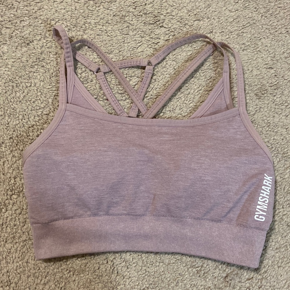 Gymshark Adapt Marl Sports Bra Purple